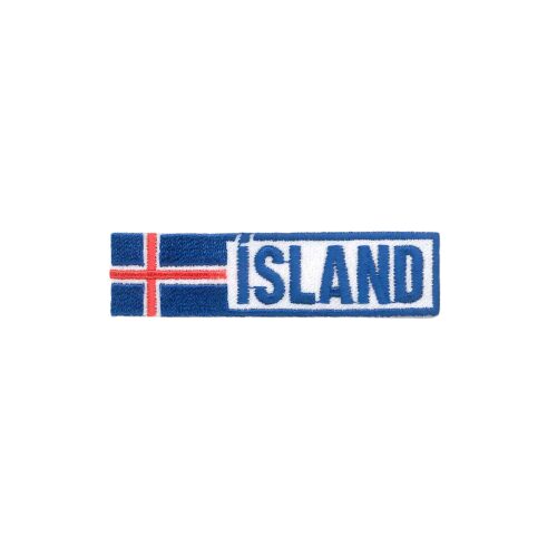 Íslands merki - Ílangt - Ofið